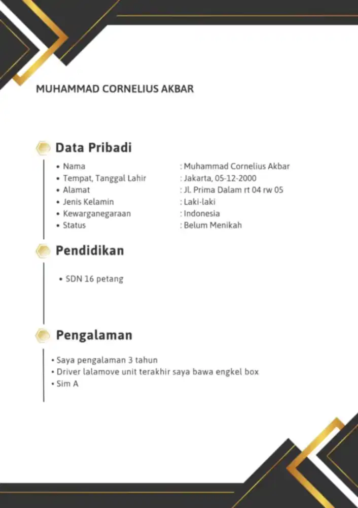 Cari pekerjaan driver