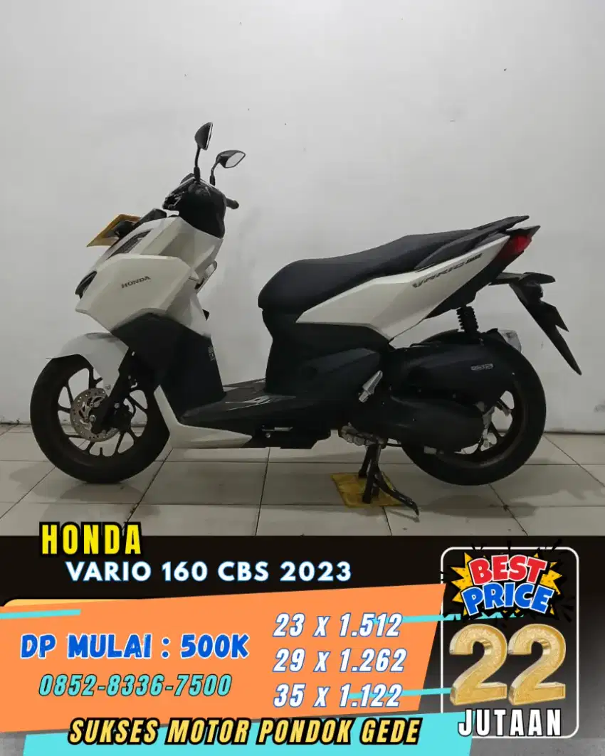 DP 500 RIBU HONDA VARIO 160 CBS TAHUN 2023