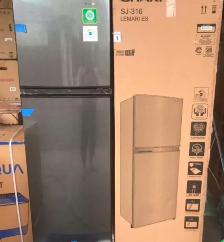 KULKAS 2 PINTU SHARP KIREI (HADIAH)