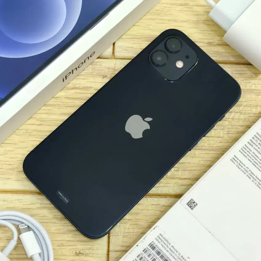 iPhone 12 128 GB Black iBox PA/A [ Fullset ] Garansi Resmi Aktif