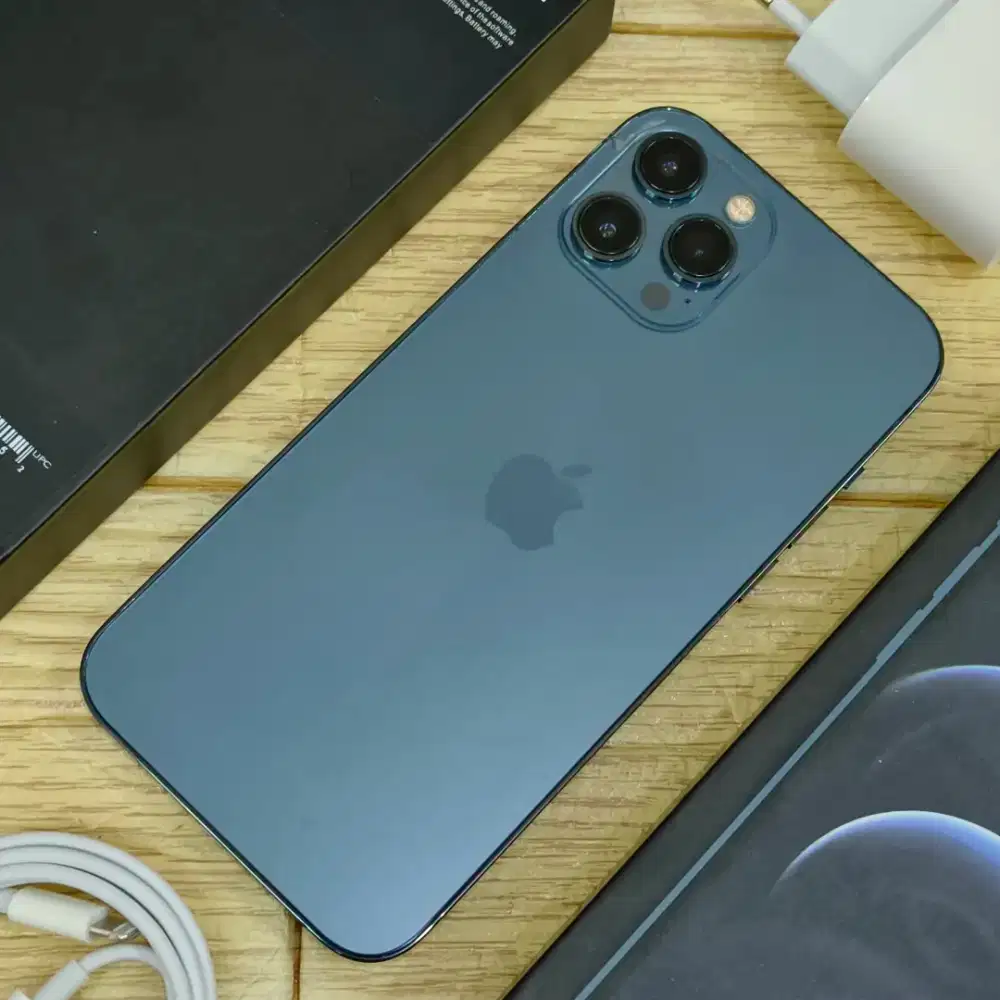 iPhone 12 ProMax 128 GB Pacific Blue Bea Cukai [ Fullset ]