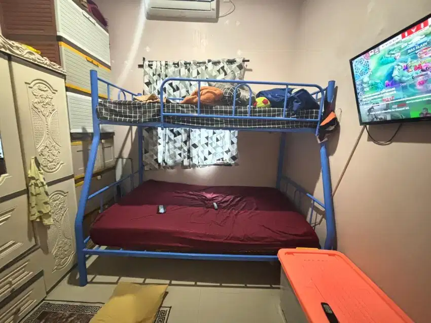 Kasur besi tingkat kokoh