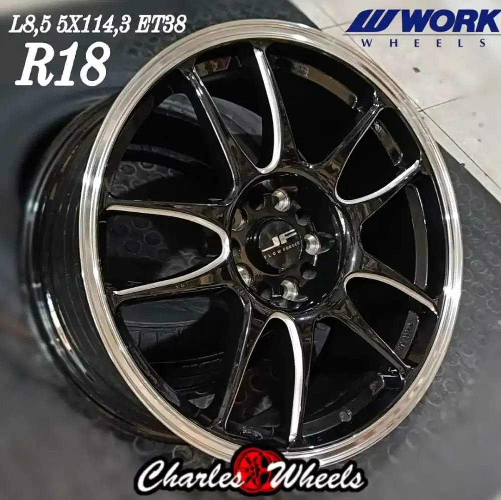 Jual velg mobil cr kai r18 5x114,3 innova hrv crv alphard dll
