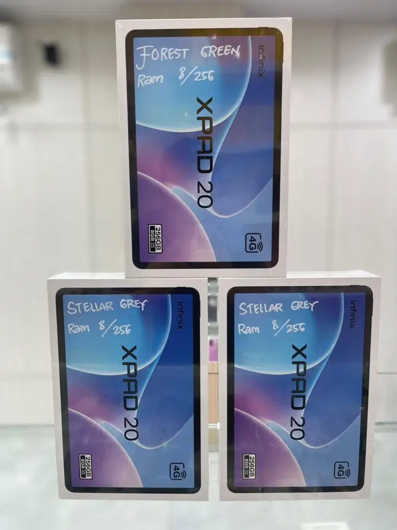 Baru...Infinix XPad 20 4G LTE Ram 8/256 Grs Resmi (War : Grey,Purple)
