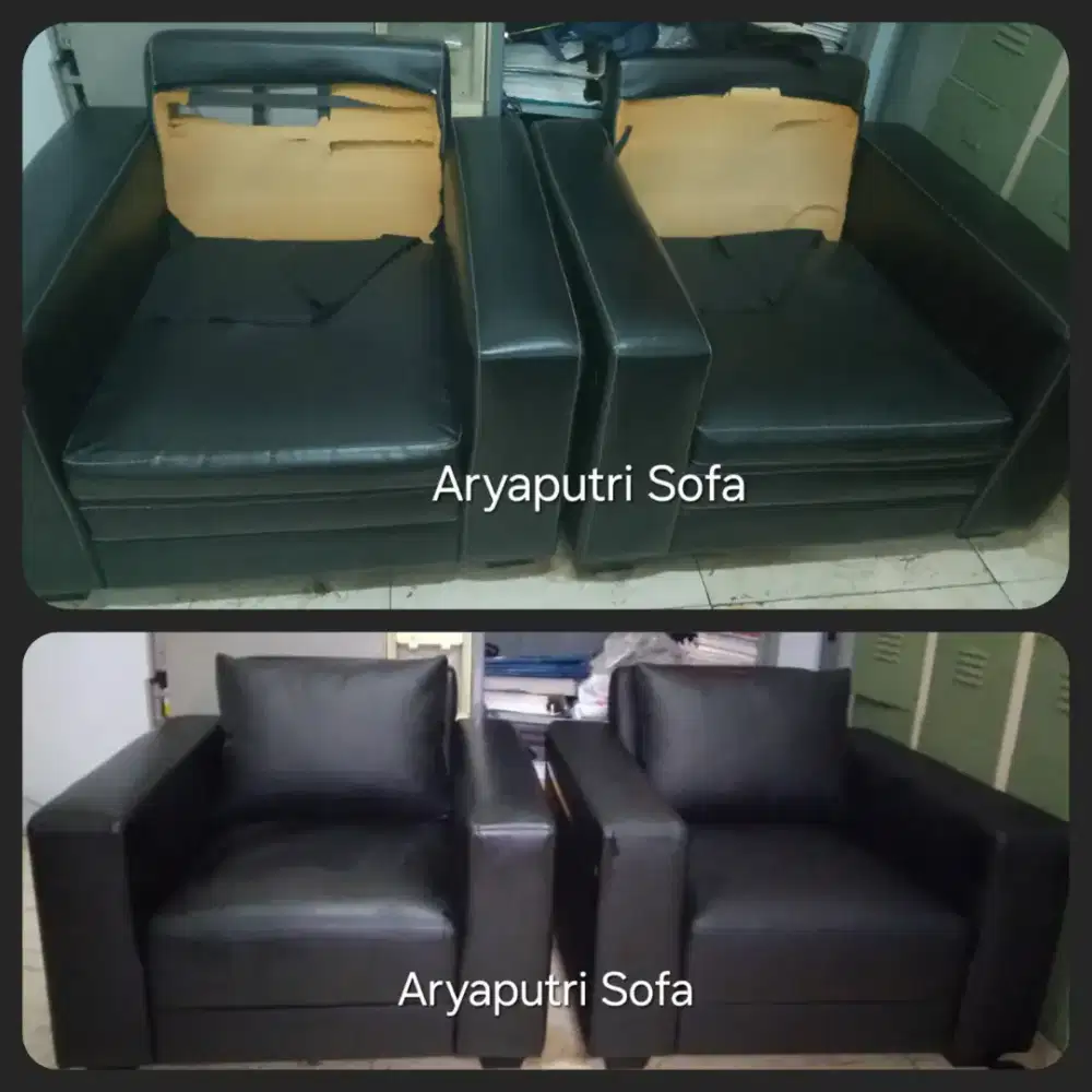 Jasa service sofa ganti kain/kulit panggilan