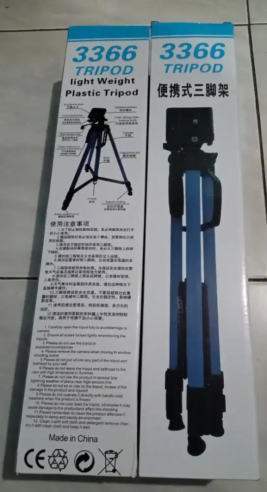 Tripod 140 cm Bahan Lebih Kekar