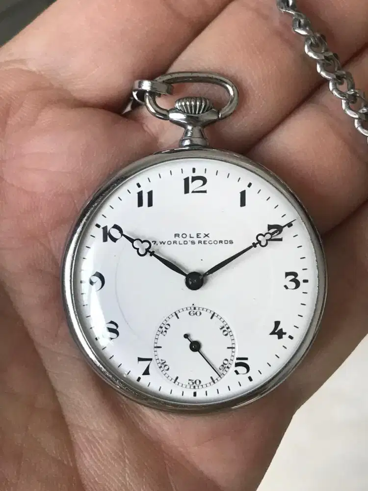 Rolex Vintage Pocket Watch Platinum Case
