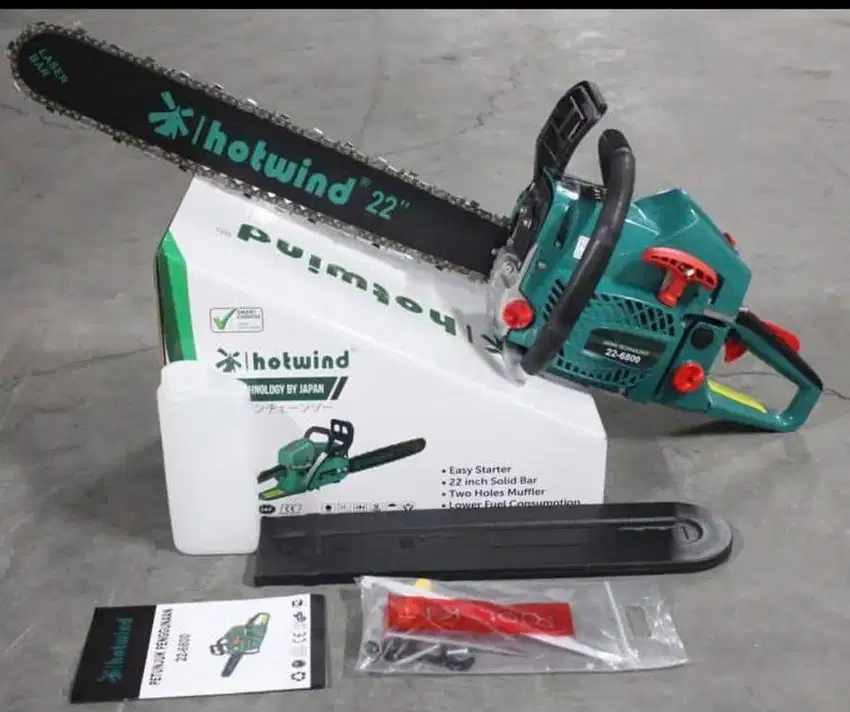 Chainsaw HOTWIND 22 Laser Bar 6800/Mesin Potong Kayu