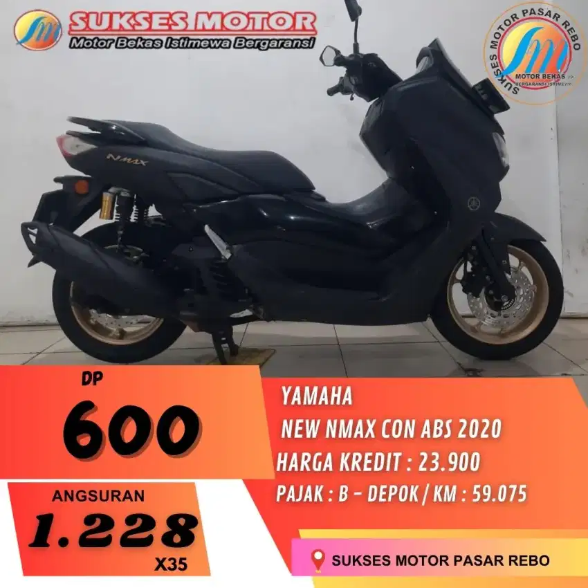 YAMAHA NEW NMAX CON ABS TAHUN 2020 MESIN HALUS, BODI MULUS, PAJAK HDP
