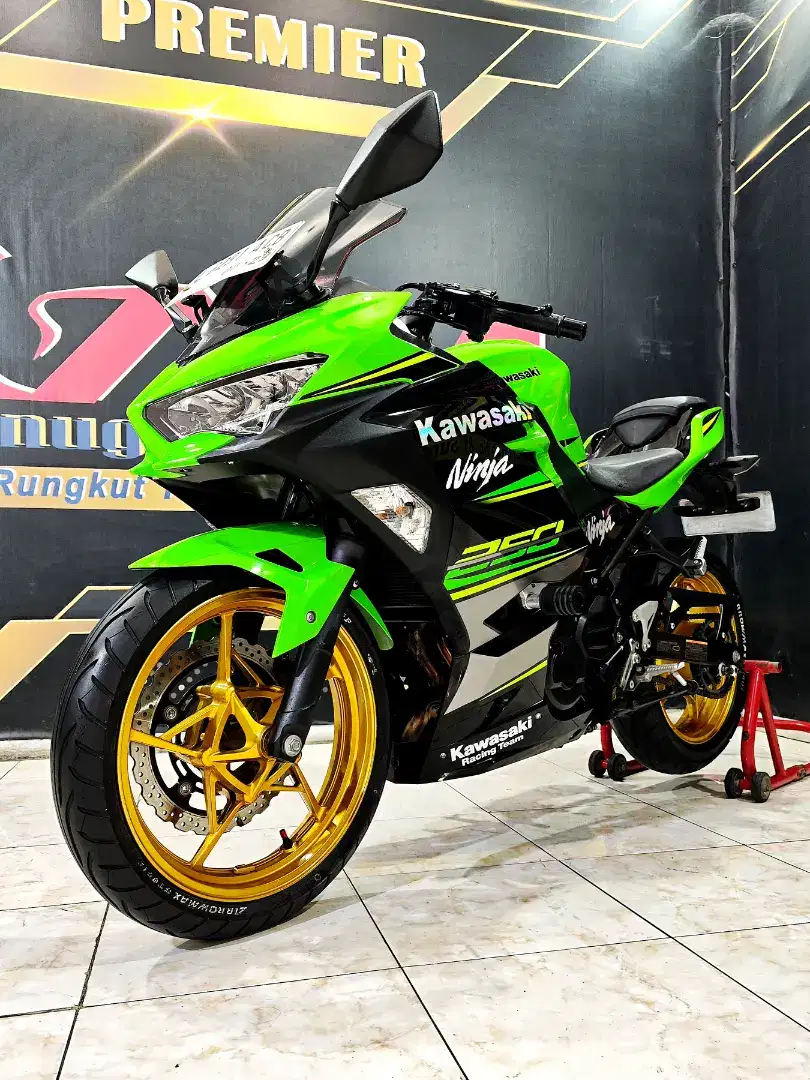 All-New Ninja 250 KRT Edition Mewh super km.7rb.Anugerah motor rungkut