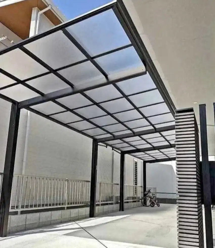Kanopi atap solarplat bening