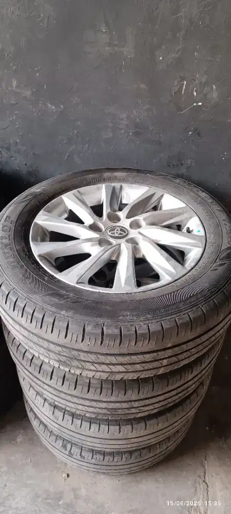 Velg Zenix R16 + ban Dunlop