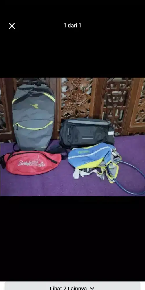 Dijual beberapa paket tas