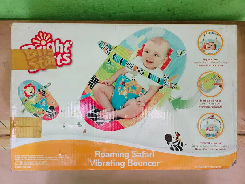 Bright Starts Vibrating Bouncer - Ayunan Bayi Portable