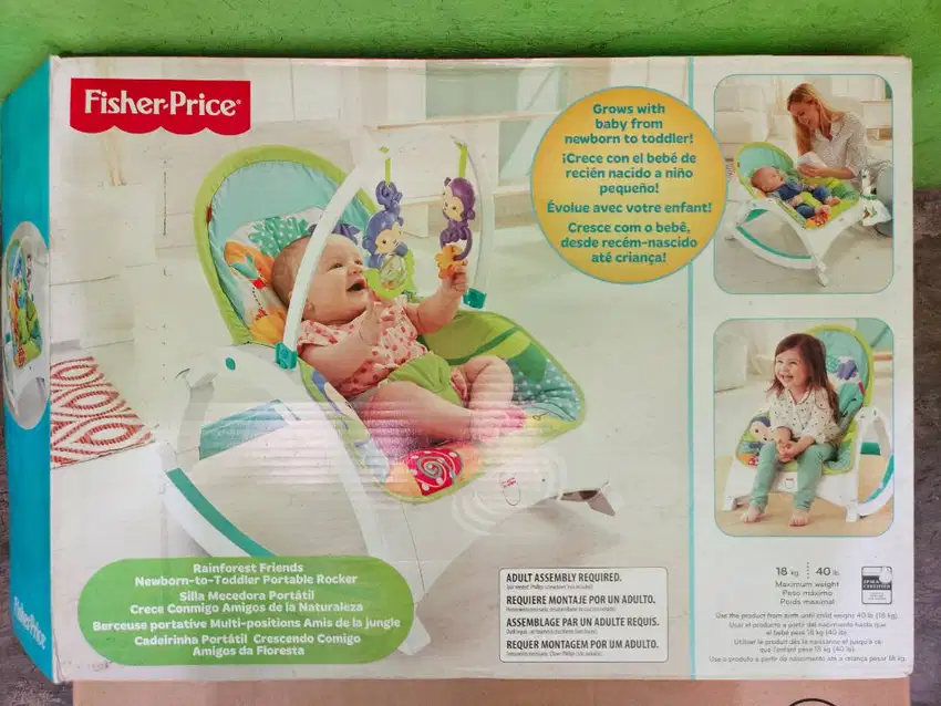 Fisher-Price Infant-to-Toddle Rocker - Kursi Bayi Portable