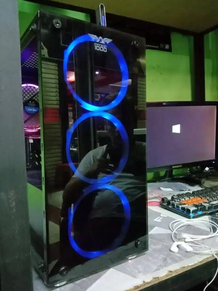 pc game edit i7 7700 + Vga GTX 1050 TI 4GB DDR5 Siap pakai