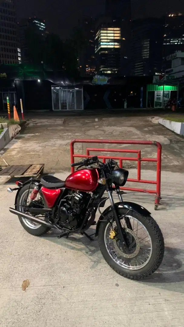 yamaha scorpio custom bobber