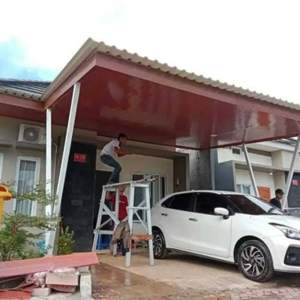 Kanopi baja ringan + plapon pvc