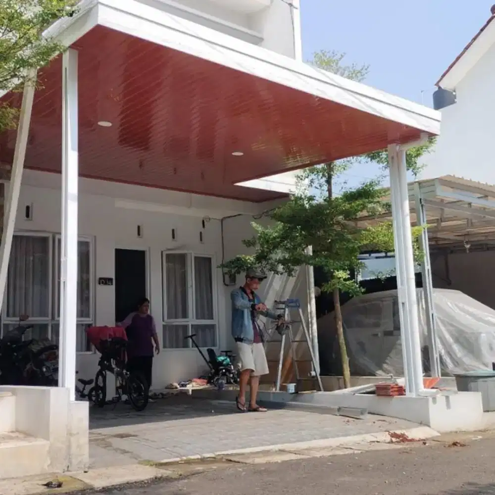 Kanopi baja ringan + plapon pvc