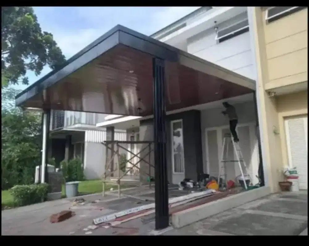Kanopi baja ringan + plapon pvc