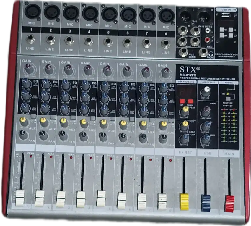 Mixer STX 8 dan Headphone ISK