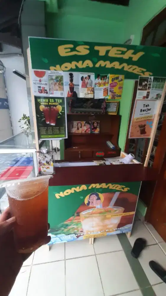 Jual stand booth es teh