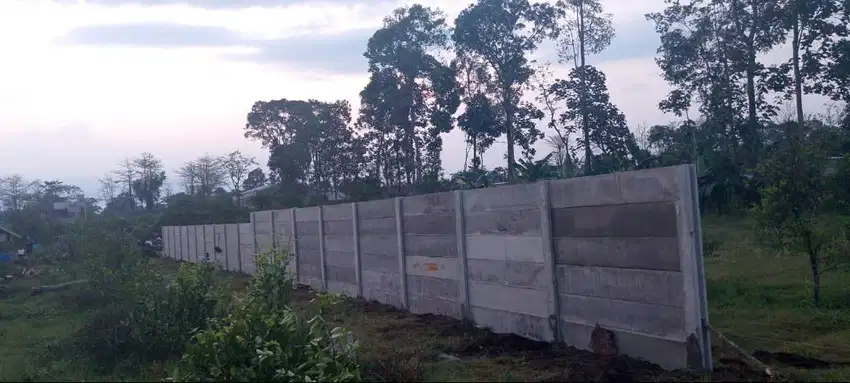 pagar taman / pagar beton