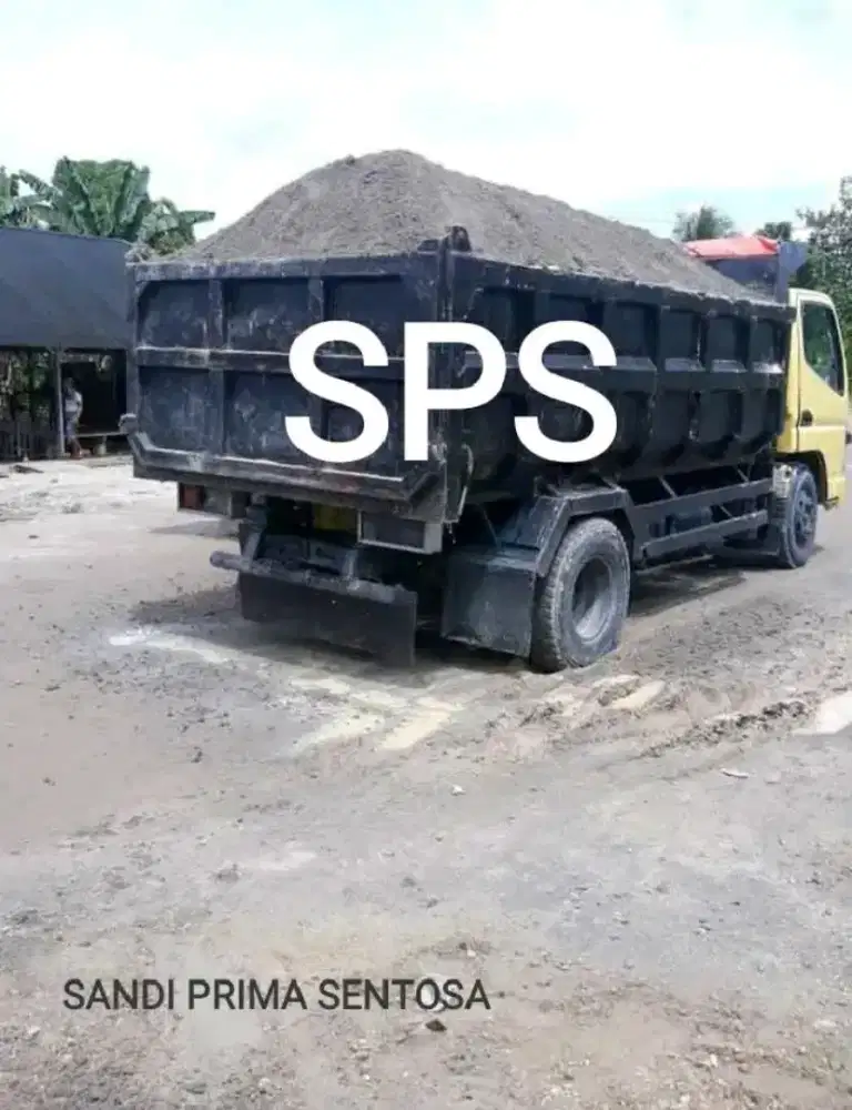 Pasir bangunan isi 7 kubik Full padat