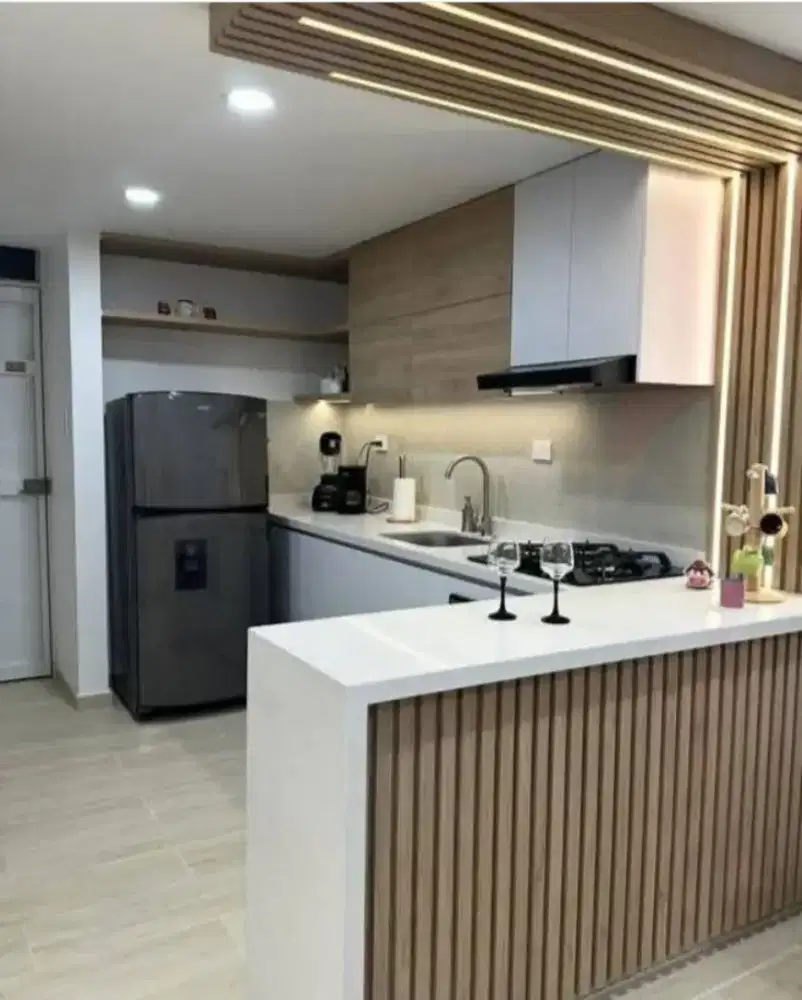 Kitchen set minimalis HPL