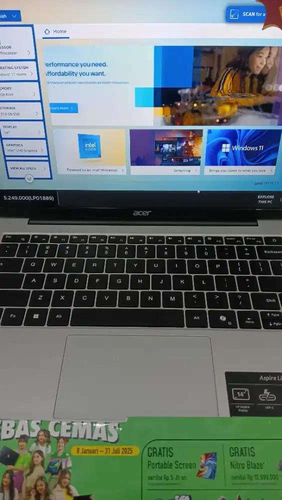 PROMO CICILAN LAPTOP ACER