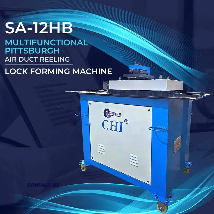 Multifunctional Pittsburgh Lock Forming Machine / Lock Ducting Machine