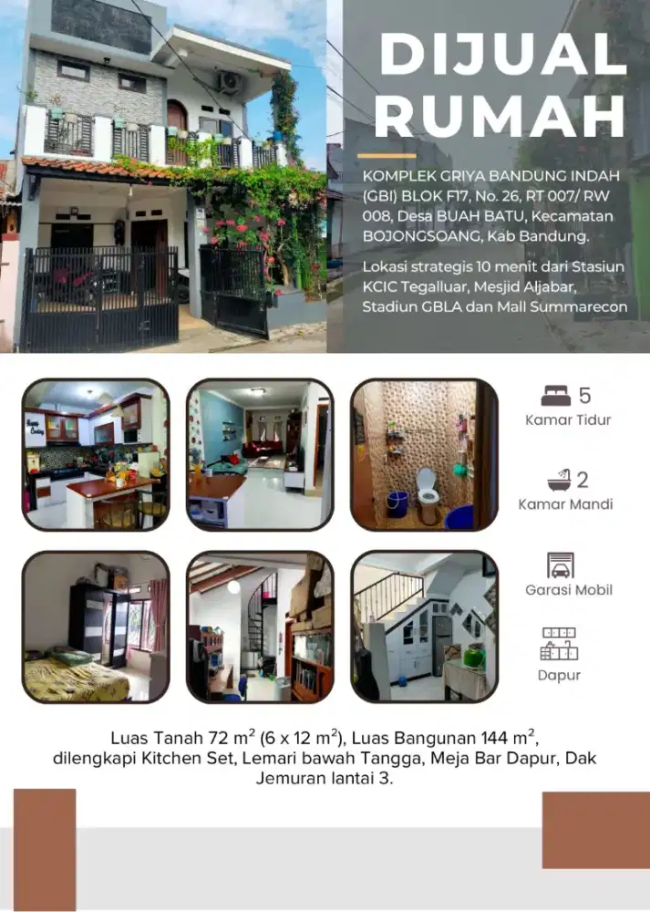 DI JUAL RUMAH 2 LANTAI