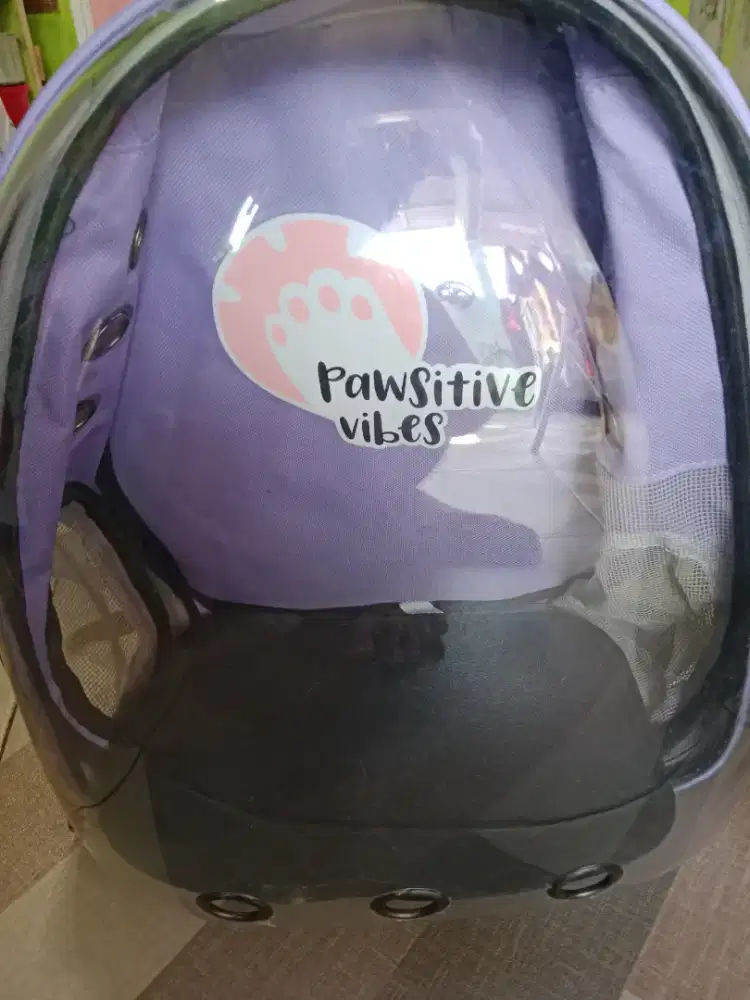 Tas gendongan backpack astronot pawsitive vibes
