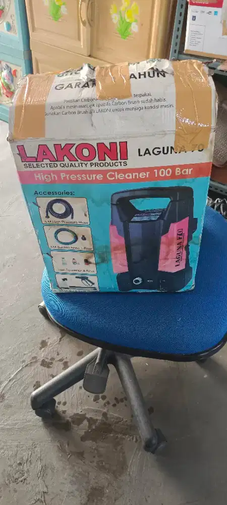 Mesin cuci mobil dan motor masih bagus jarang pakai.