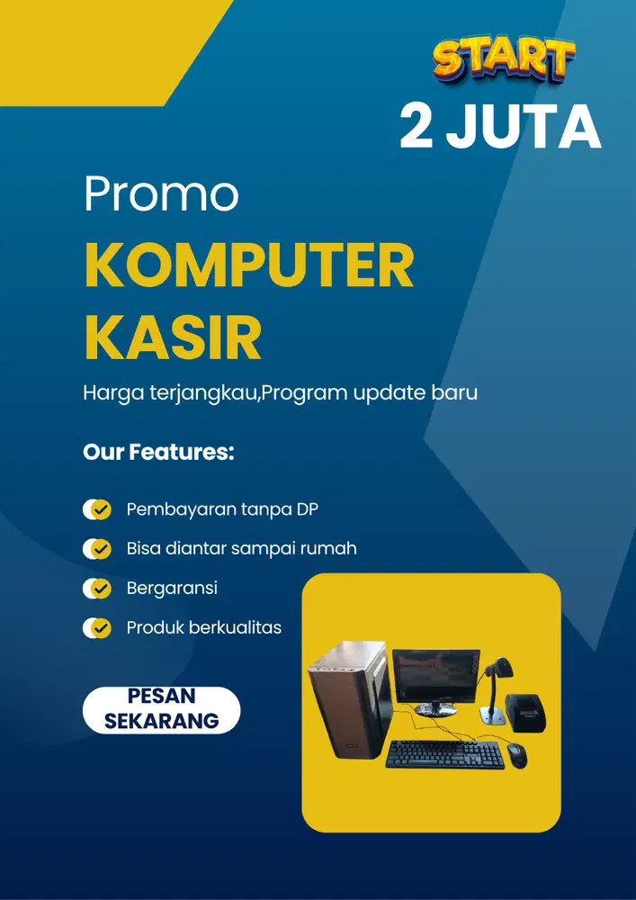 PROMO !! KOMPUTER KASIR FREE PEMASANGAN AREA SEMARANG