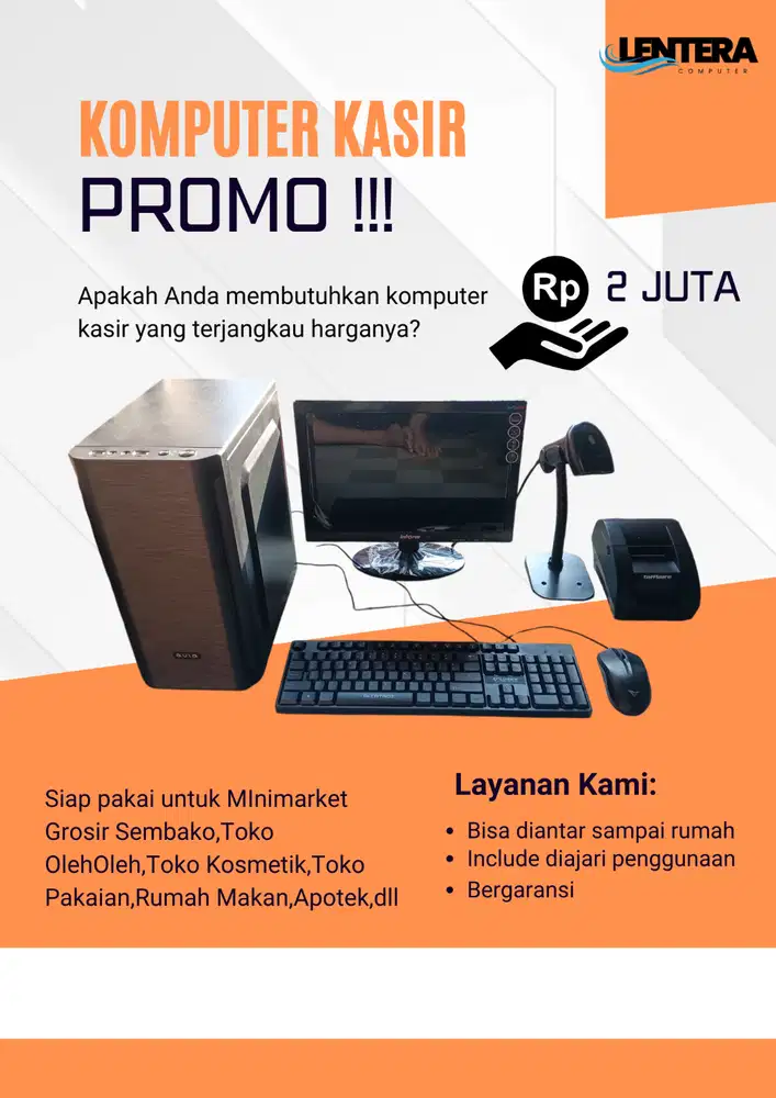 KOMPUTER KASIR PROMO AYO BURUAN !!!