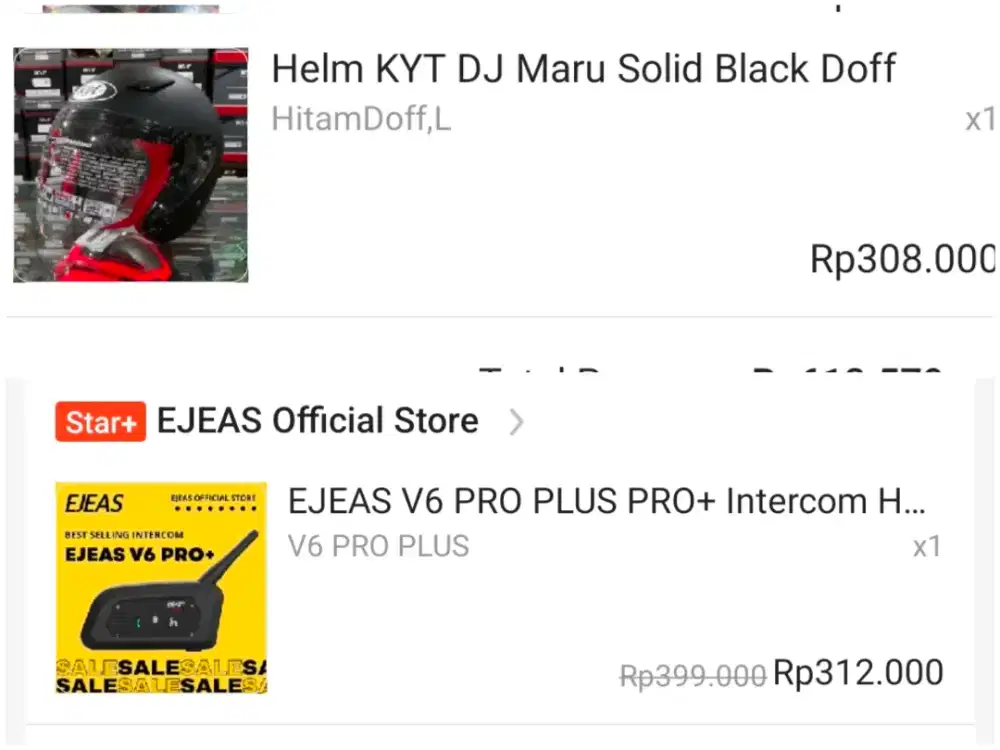 Jual Helm & Intercom/Interkom, KYT, DJ MARU, EJEAS