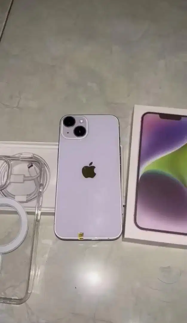 jual iphone 14 128 purple