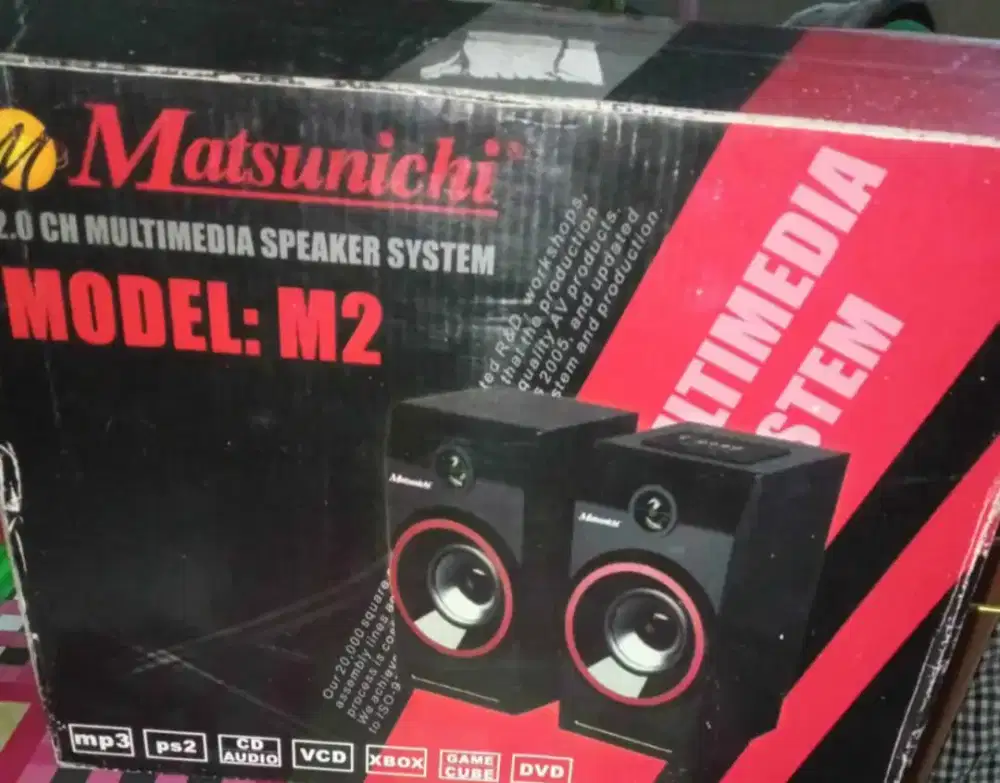 Jual cepat speaker aktif Merk MATSUNICHI M23,bisa usb