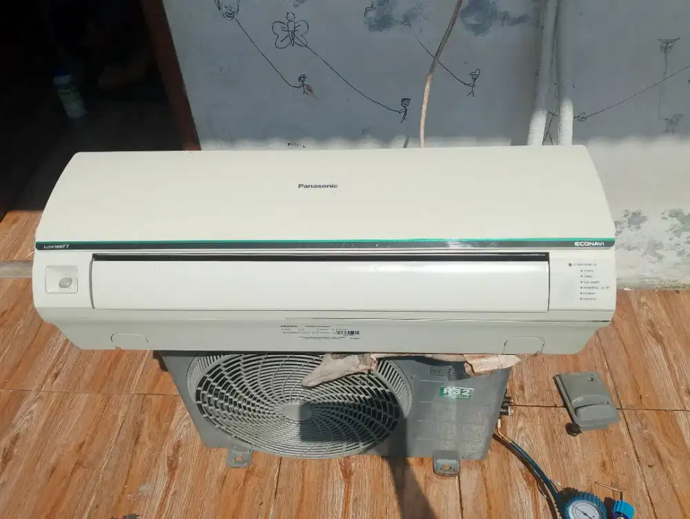 AC panasonic second 1,5pk Yunit only bergaransi