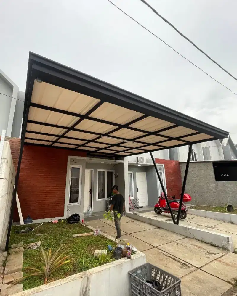 Jenis kanopi modern untuk carport