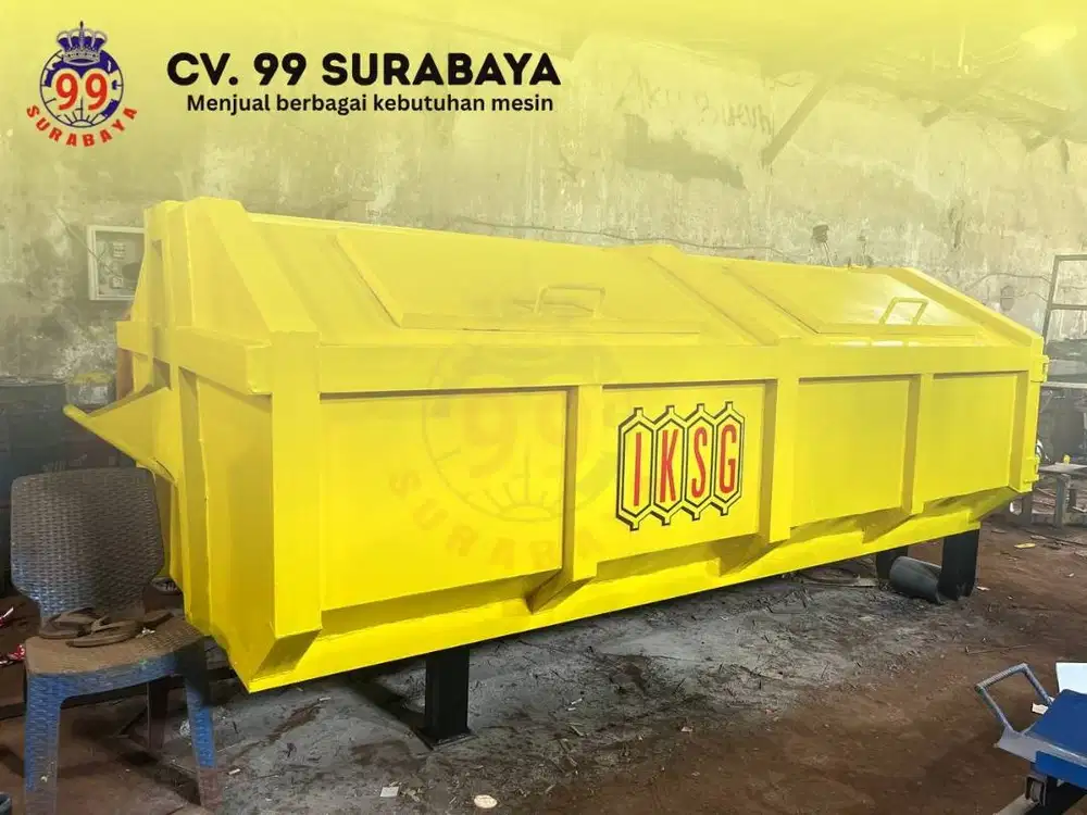 Bak Kontainer Sampah Tertutup 6M3 industri termurah