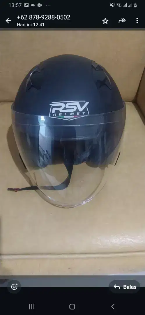 JUAL HELM MERK RSV JARANG PAKAI