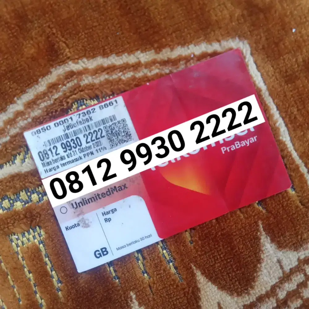 Nomor Cantik Telkomsel Simpati Quartet 2222