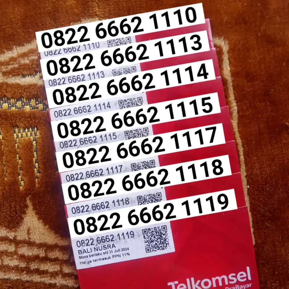 Nomor Cantik Telkomsel Simpati Double Triple