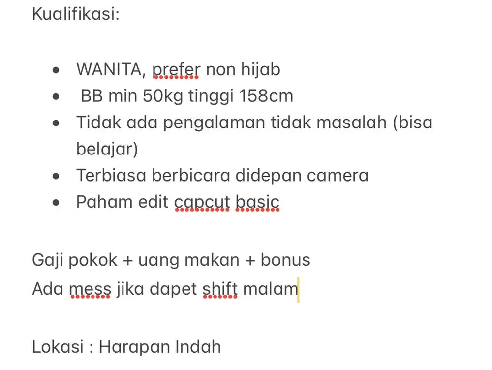 HOST LIVE TIKTOK (DRESS&ATASAN)