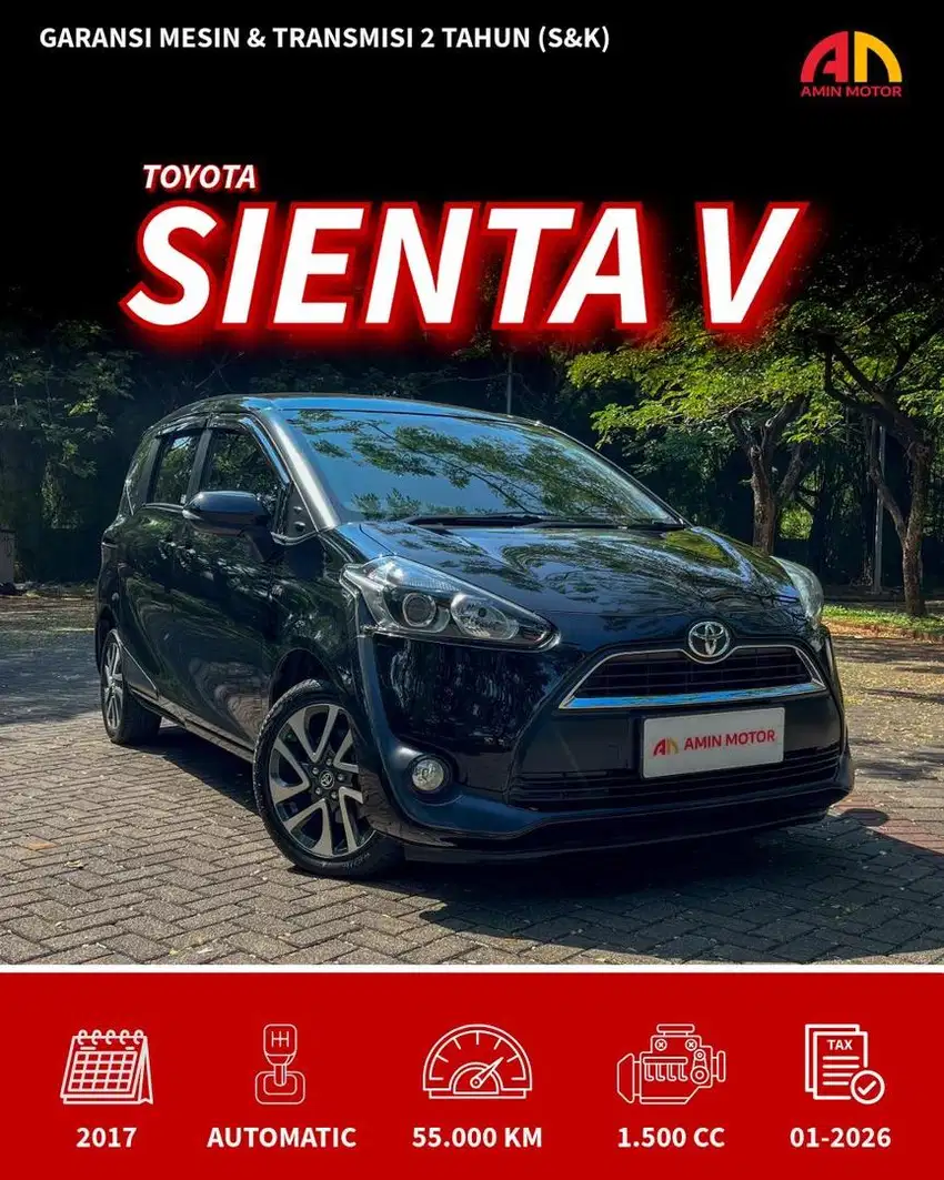 (KM 55Rb) Toyota Sienta V A/T 2017