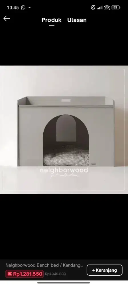 MASIH BARU!! Kandang Hewan/Kasur Hewan/Kandang Kucing/Kandang Anjing