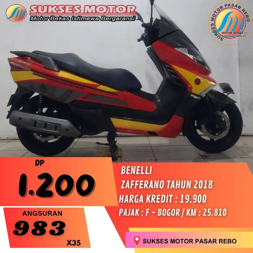BENELLI ZAFFERANO 250 TAHUN 2018 GRATIS KIRIM SEJABODETABEK, BERGARANS