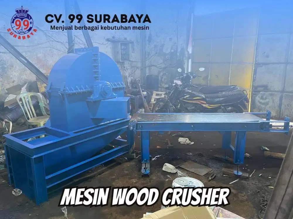 Mesin Wood Crusher Penghancur Kayu Menjadi Serbuk